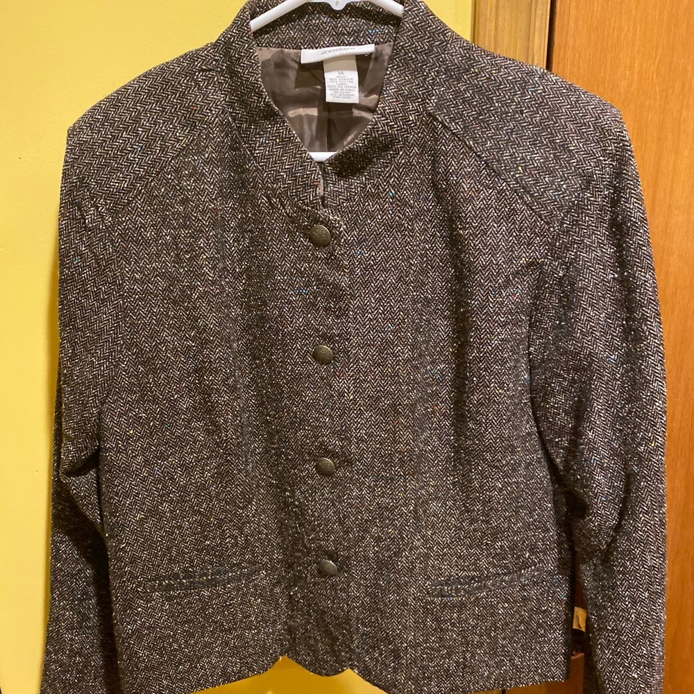 Dress Barn short peacoat - great color!